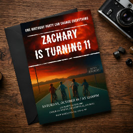 Convites Stranger Things–Inspired Birthday Invitation Party