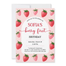 Strawberry Berry Primeiro Aniversário