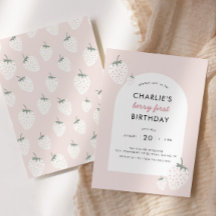 Strawberry Fields Berry Primeiro Aniversário | Rap