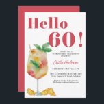 Convites Strawberry Red Cocktail Beber 60º Aniversário<br><div class="desc">Strawberry Red Cocktail Beba 60º Aniversário Convite Torne o seu evento memorável com este divertido convite de 60º aniversário para uma fruta verde. As cores vibrantes e os pincéis macios dão ao design uma sensação caprichosa e artística,  fazer-a uma escolha perfeita para um aniversário cheio de alegria e celebração.</div>