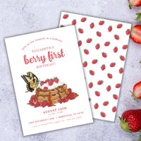Strawberry Waffles Brunch | Primeiro Aniversário d
