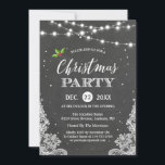 Convites String Lights Lace Chalkboard<br><div class="desc">Crie seu convite perfeito com este modelo pré-projetado, você pode personalizá-lo facilmente para ser exclusivamente seu. Para mais personalização, clique no link "personalizar mais" e use nossa ferramenta de design fácil de usar para modificar este modelo. Se você preferir papéis mais espessos / Término da Matriz, talvez considere escolher o...</div>