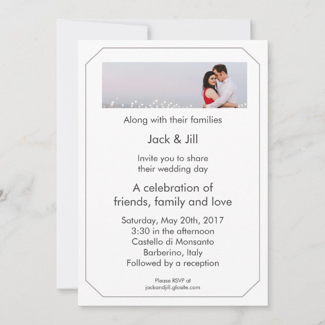 Convites Sua Foto 5x7 (Frente)