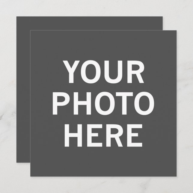 Convites Sua Foto Aqui (Frente/Verso)