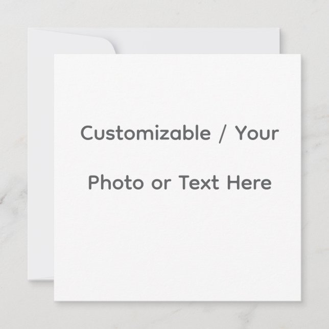 Convites Sua Foto ou Texto Aqui (Design Personalizável) (Frente)