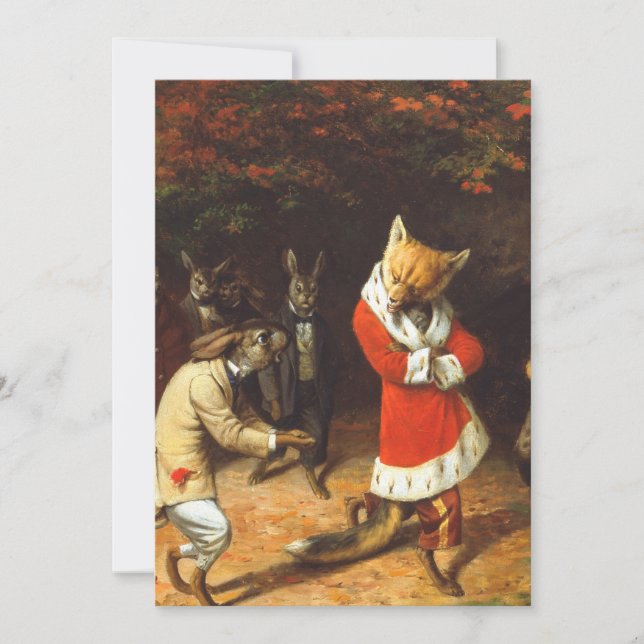 Convites Sua Majestade Recebe Por William Holbrook Beard (Frente)