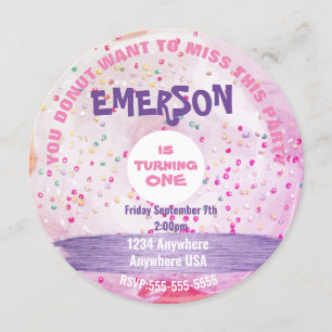 Convites Sua ROSQUINHA quer perder, rosquinha, tão doce