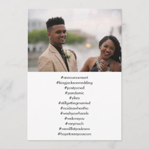 Convites Suas 12 Principais Hashtags para Foto de Casamento