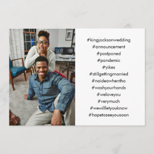 Convites Suas 12 Principais Hashtags para Foto de Casamento