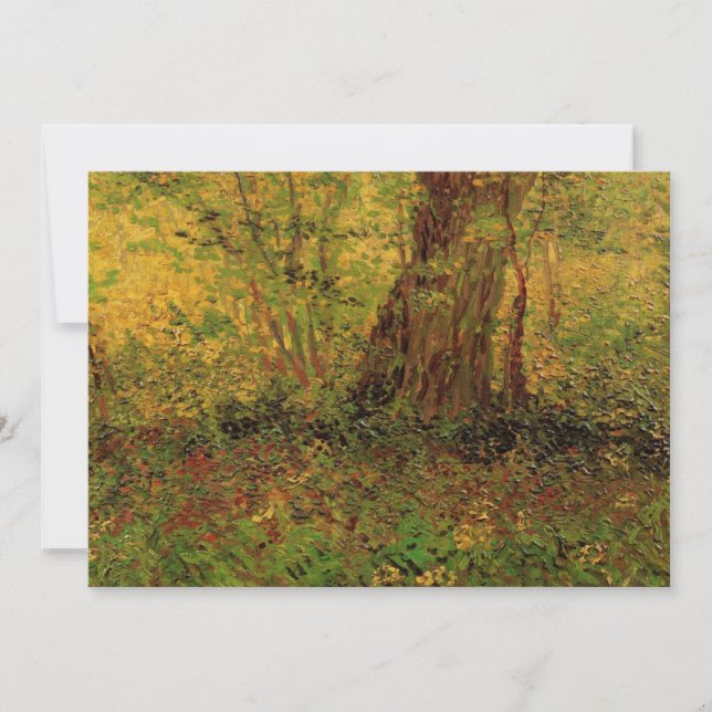 Convites Sub-bosque por Vincent van Gogh (Frente)