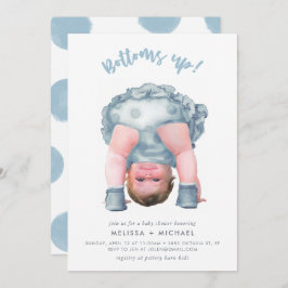 Convites Suba! (Azul de aço/loira)