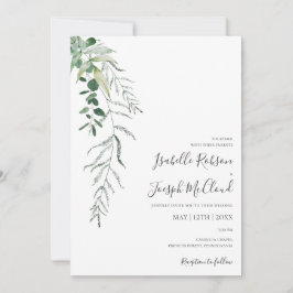 Convites Succulent Greenery | Casual Verde Escuro