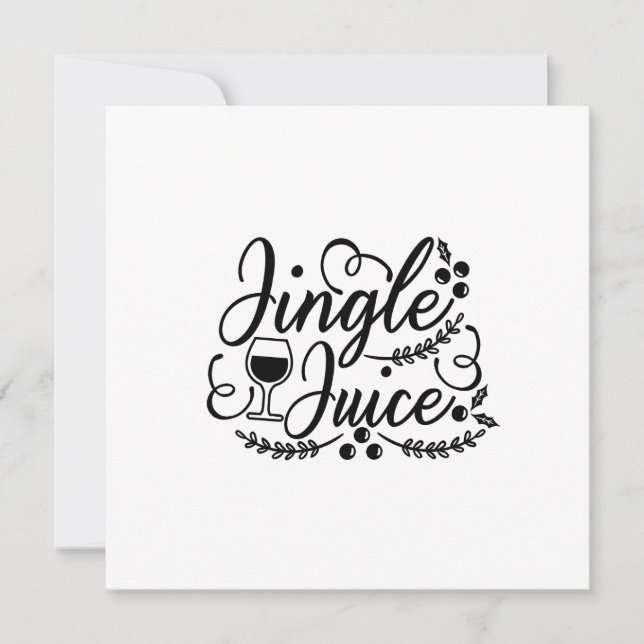 Convites Suco de Jingle Engraçado Cerveja Natalícia (Frente)