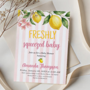 Convites Suco Fresco de Limão Baby Shower Mercado de Produt