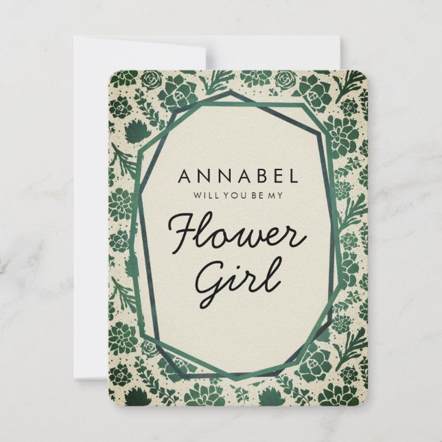 Convites Sucultiva A Vontade Natural De Ser Minha Flor (Frente)