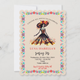 Convites Sugar Skull Dia de los Muertos Dia dos Mortos