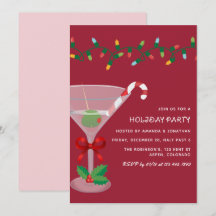 Sugarplum Blush Christmas Holiday Cocktail Party