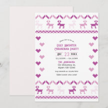 Sugarplum & Snow Knit Feio Festa de Natal