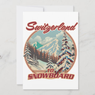 Convites Suíça para Snowboard