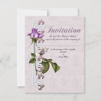 Convites Suíte de casamento de Rosa Lavanda