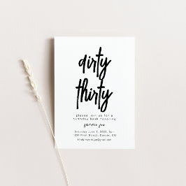 Convites Suja 30 Aniversários Modelo