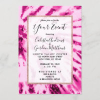 Summer Artsy Girly Neon Blush Pink Tie Dye Padrão