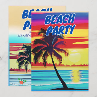 CONVITES SUMMER BEACH PARTY