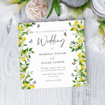 Summer Botanical Lemon Wedding