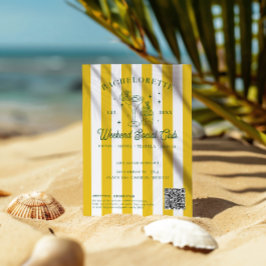 Convites Summer Cocktail Club | Fim de Semana de Bacheloret