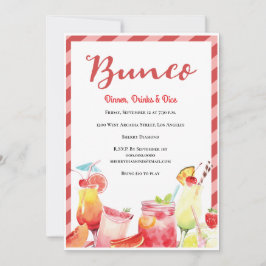 Convites Summer Drinks Bunco