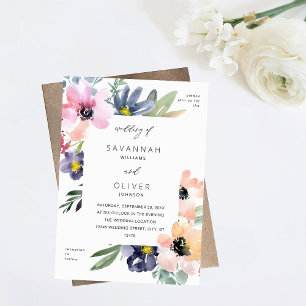 Convites Summer Floral Wedding