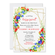 Summer Mixed Berries Baby Shower