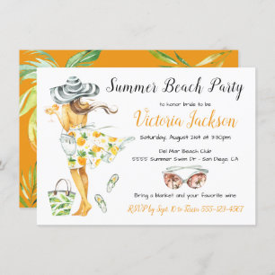 Convites Summer Tropical Beach Party