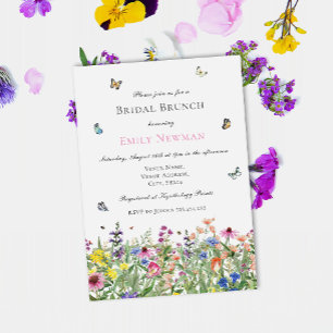 Convites Summer Watercolor Bridal Brunch