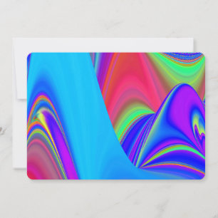 Convites Summersense, Abstrato 3D Rainbowart