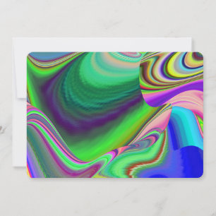 Convites Summersense, Abstrato 3D Rainbowart