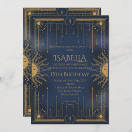 Convites sun and stars