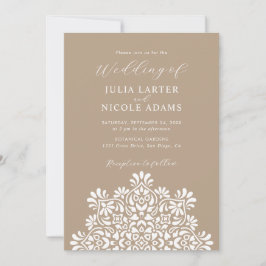 Convites Sun Rising Boho Rustic Floral Mandala Wedding