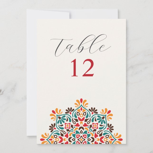 Convites Sun Rising Boho Rustic Floral Mandala Wedding (Frente)