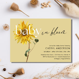 Convites Sunflower Baby in Bloom Party
