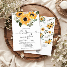 Sunflower Eucalyptus Código QR Casamento RSVP