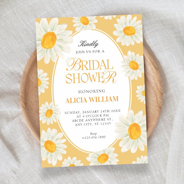 Convites Sunflower Floral seamless pattern bridal shower (Criador carregado)