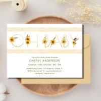 Sunflower Oh Baby Chá de fraldas Party