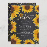 Sunflower Sweet 16 Aniversário