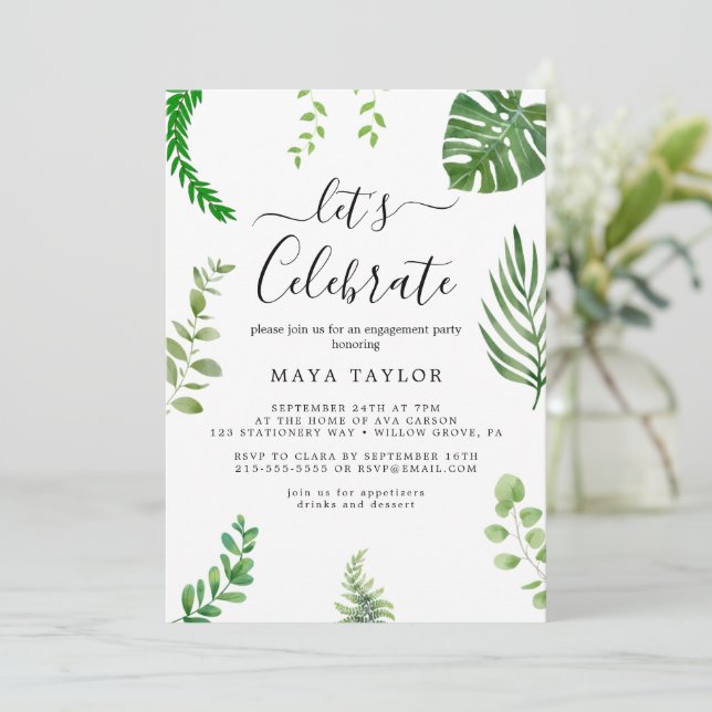 Convites Sunflower Wreath Summer Party (Em pé/Frente)