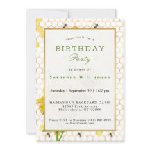 Sunflower Yellow Honeycomb Abelhas Douradas Aniver