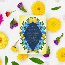 Sunny Lemon Floral Wedding