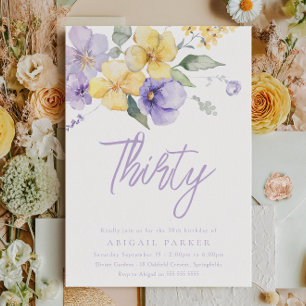 Convites Sunshine e Lavanda Floral