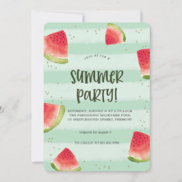 Convites Sunshine & Good Vibes Summer Party Invitation