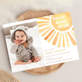 Convites Sunshine primeira viagem em torno da Sun neutra em